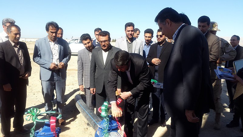 افتتاح مخزن هوایی منطقه ویژه اقتصادی شهرستان مهران