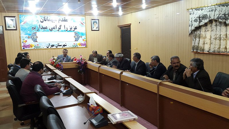 جلسه کمیته پالایش زمین های کشاورزی شهرستان مهران برگزار شد
