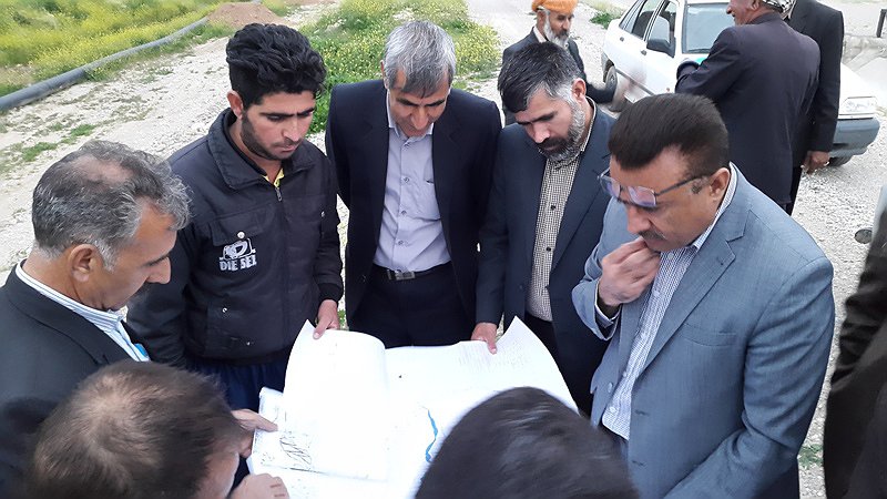 بازدید فرماندار شهرستان مهران از طرح های منابع طبیعی